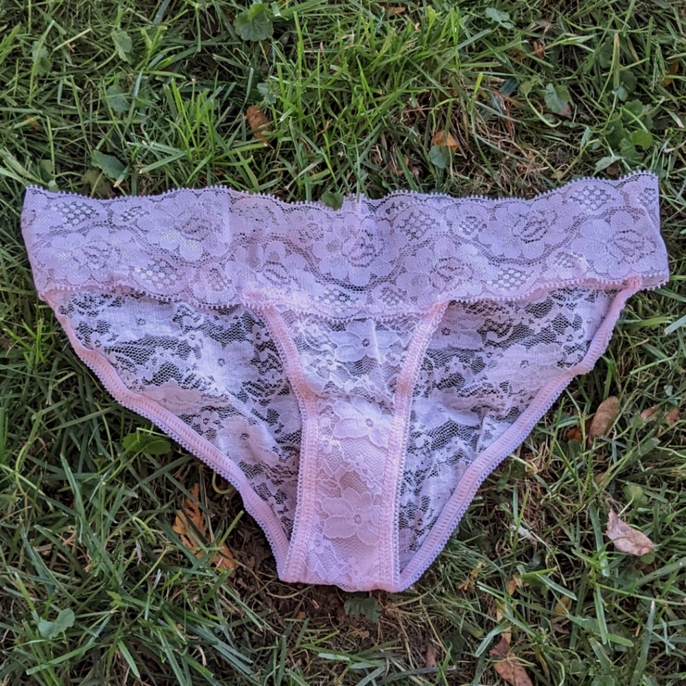 New Pale Pink Lace Panty